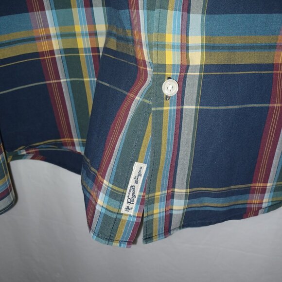 ORIGINAL PENGUIN HERITAGE SLIM FIT LONG SLEEVE PLAID BUTTON UP SHIRT - Picture 6 of 10